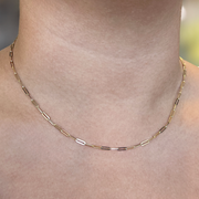 Paperclip Chain (Yellow Gold)