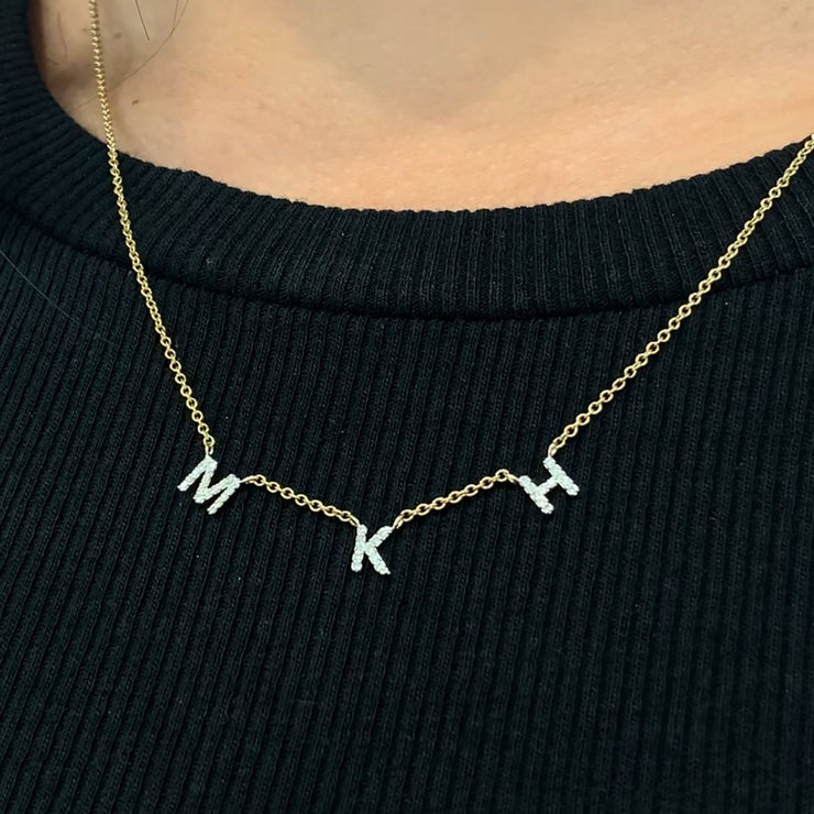 Micro Initial Pendant