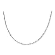 Paperclip Chain (White Gold)